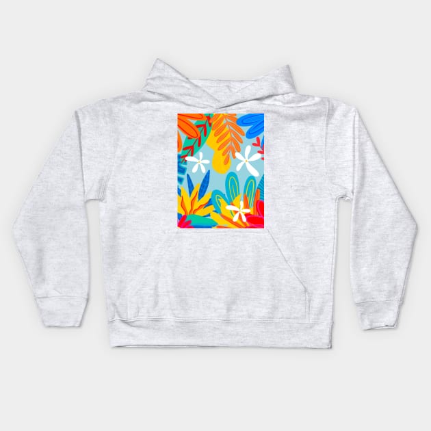 Caribbean Kids Hoodie by AS.PAINTINGS